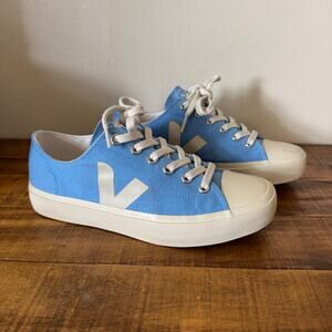 VEJA WATA II LOW CANVAS BABY BLUE SZ 9